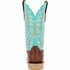Durango Lady Rebel Pro Womens Bay Brown Artic Blue Western Boot, BAY BROWN/ARCTIC BLUE, M, Size 10.5 DRD0443